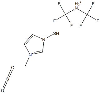 1-癸基-3-甲基咪唑双三氟甲磺酰亚胺盐, , 结构式