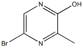 2-羟基-3-甲基-5-溴吡嗪, , 结构式