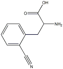 2-氰基-DL-苯丙氨酸, , 结构式