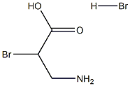 2-bromo-3-aminopropionic acid hydrobromide Structure