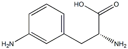 3-氨基-D-苯丙氨酸,,结构式