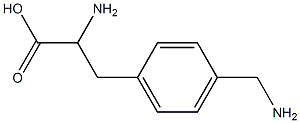 4-aminomethyl-DL-phenylalanine Structure