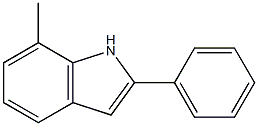 7-甲基-2-苯基吲哚, , 结构式