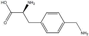 4-氨甲基-L-苯丙氨酸,,结构式