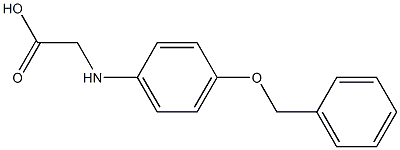 4-苄氧基-D-苯甘氨酸 结构式