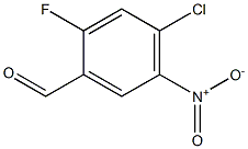 2-fluoro-4-chloro-5-nitrobenzaldehyde Structure