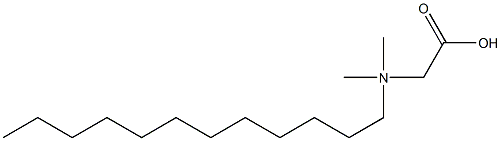 N-十二烷基-N,N-二甲基氨基醋酸盐,,结构式