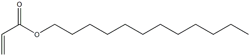 Dodecyl acrylate 化学構造式