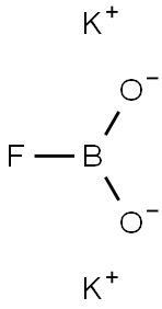 Potassium fluoroboric acid Struktur