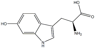 6-羟基-L-色氨酸, , 结构式