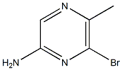 2-氨基-6-溴-5-甲基吡嗪, , 结构式