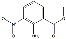 3-硝基-2-氨基苯甲酸甲酯,,结构式