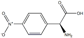 4-硝基-L-苯甘氨酸,,结构式