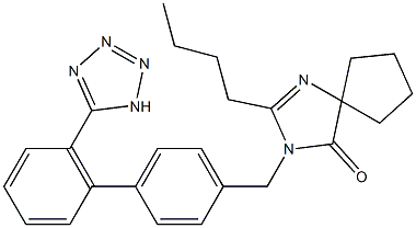 厄贝沙坦杂质2, , 结构式