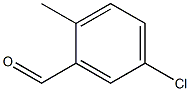 2-甲基-5-氯苯甲醛,,结构式