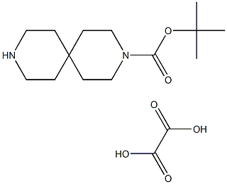 TERT-BUTYL 3,9-DIAZASPIRO[5.5]UNDECANE-3-CARBOXYLATE OXALATE,,结构式