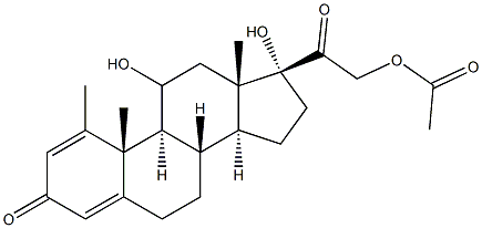 Methylprednisolone Acetate EP Impurity A Struktur