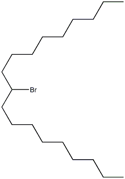 10-bromononadecane 化学構造式