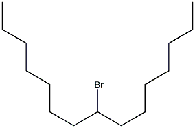 8-溴十五烷,,结构式