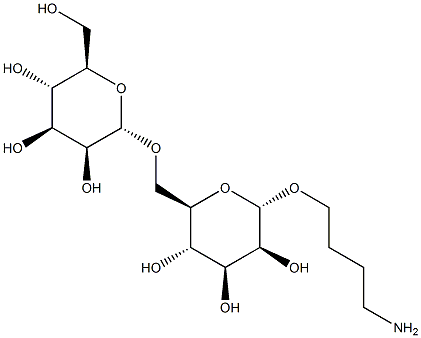 4-Aminobutyl 6-O-(a-D-mannopyranosyl)-a-D-mannopyranoside Structure