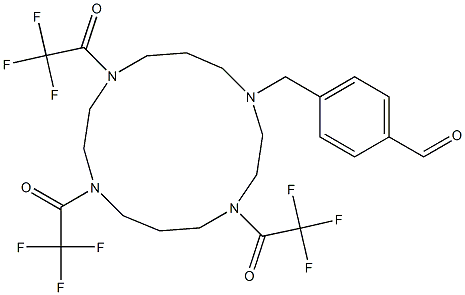 4-((4,8,11-tris(2,2,2-trifluoroacetyl)-1,4,8,11- tetraazacyclotetradecan-1-yl)methyl)benzaldehyde|普乐沙福杂质21