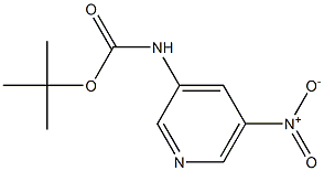 tert-butyl (5-nitropyridin-3-yl)carbamate 化学構造式