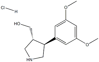 [(3R,4S)-4-(3,5-DIMETHOXYPHENYL)-3-PYRROLIDINYL]METHANOL HYDROCHLORIDE