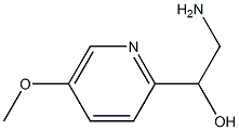2-amino-1-(5-methoxypyridin-2-yl)ethanol Struktur