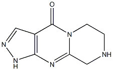 6,7,8,9-tetrahydropyrazino[1,2-a]pyrazolo[3,4-d]pyrimidin-4(1H)-one Structure