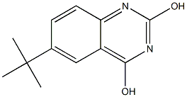 6-tert-butylquinazoline-2,4-diol Struktur