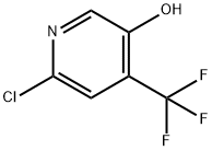 6-chloro-4-(trifluoromethyl)pyridin-3-ol Structure