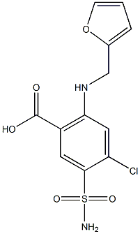 Furosemide Impurity 3 化学構造式