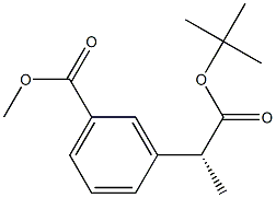 (R)-methyl 3-(1-(tert-butoxycarbonyl)ethyl)benzoate Struktur