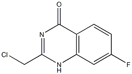 2-Chloromethyl-7-fluoro-1H-quinazolin-4-one Structure