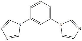 1,3-di(1H-imidazol-1-yl)benzene,,结构式