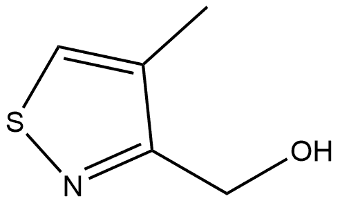 (4-methylisothiazol-3-yl)methanol 化学構造式