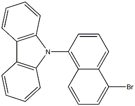 9-(5-Bromonaphthalen-1-yl)carbazole Structure