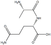 Alanyl Glutamine Impurity 2 Struktur