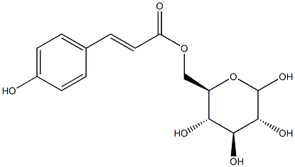 6-O-p-Coumaroyl-D-glucopyranose Structure