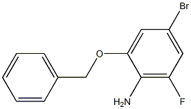 2-Benzyloxy-4-bromo-6-fluoro-phenylamine