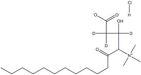 Lauroyl-L-carnitine-d3 Hydrochloride Struktur