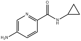 5-Amino-N-cyclopropylpyridine-2-carboxamide Structure