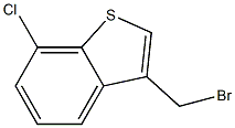 3-溴甲基-7-氯苯并噻吩, , 结构式