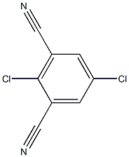 2,5-Dichloro-1,3-benzenedicarbonitrile 化学構造式