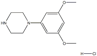 1-(3,5-DIMETHOXYPHENYL)PIPERAZINE hydrochloride 结构式