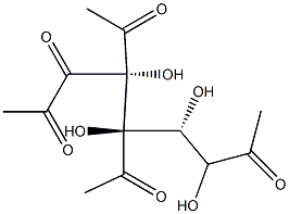 D-1,2,3,5-四乙酰核糖, , 结构式