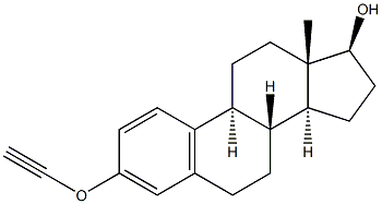 Ethinylestradiol 化学構造式