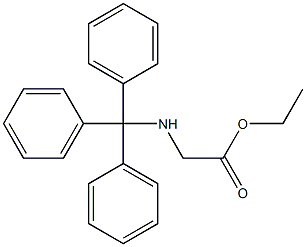 N-trityl glycine ethyl ester Structure