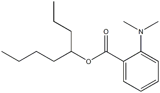 4-octyl ester of dimethylaminobenzoate Struktur