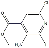 3-Amino-6-chloro-2-iodo-isonicotinic acid methyl ester